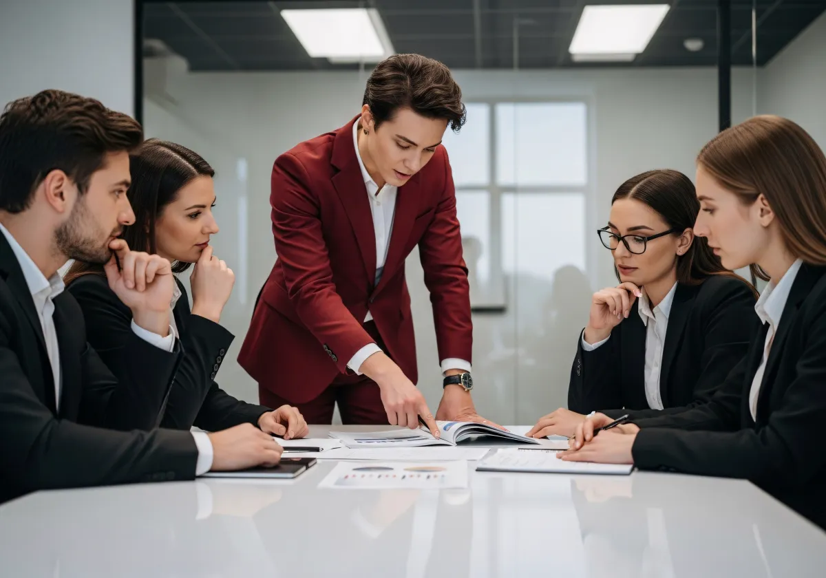 Beratungsgespräch im modernen Büro