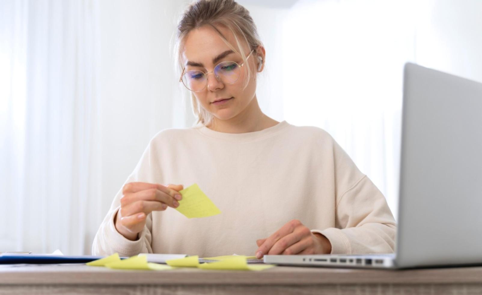 Financial planning session with documents and calculator