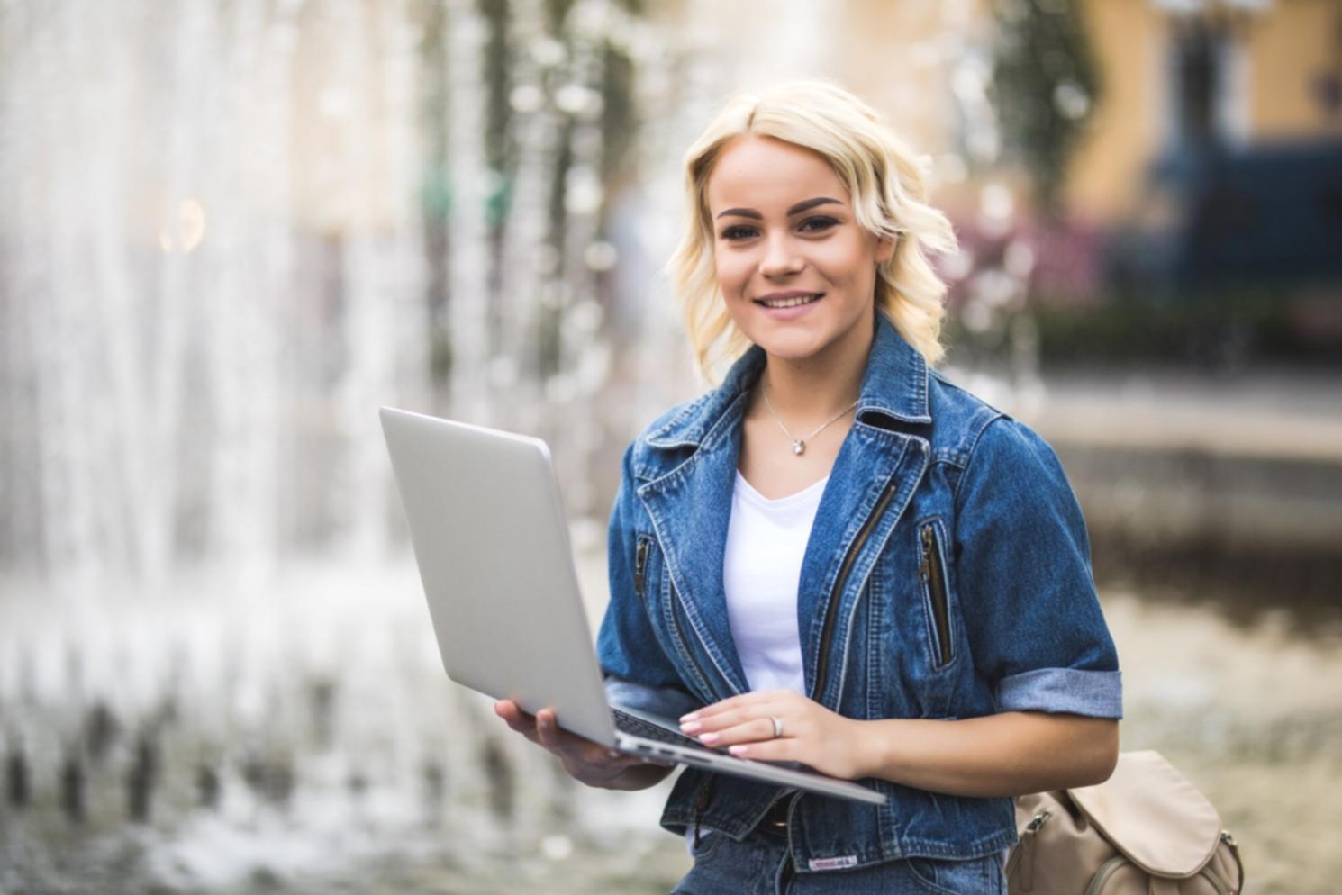 Person reviewing financial documents with confidence and clarity